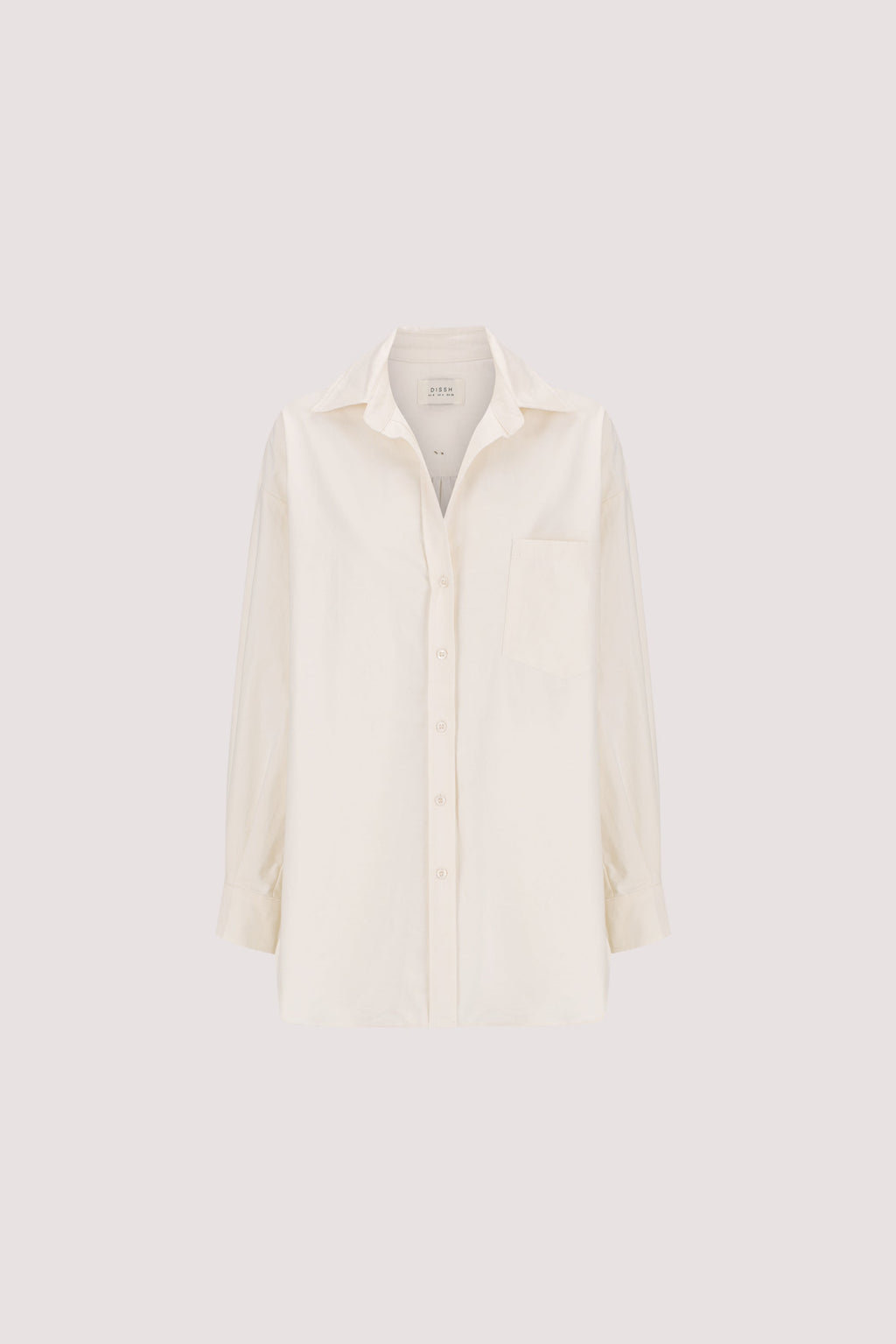 RHEA 2.0 CREAM OVERSIZED COTTON SHIRT