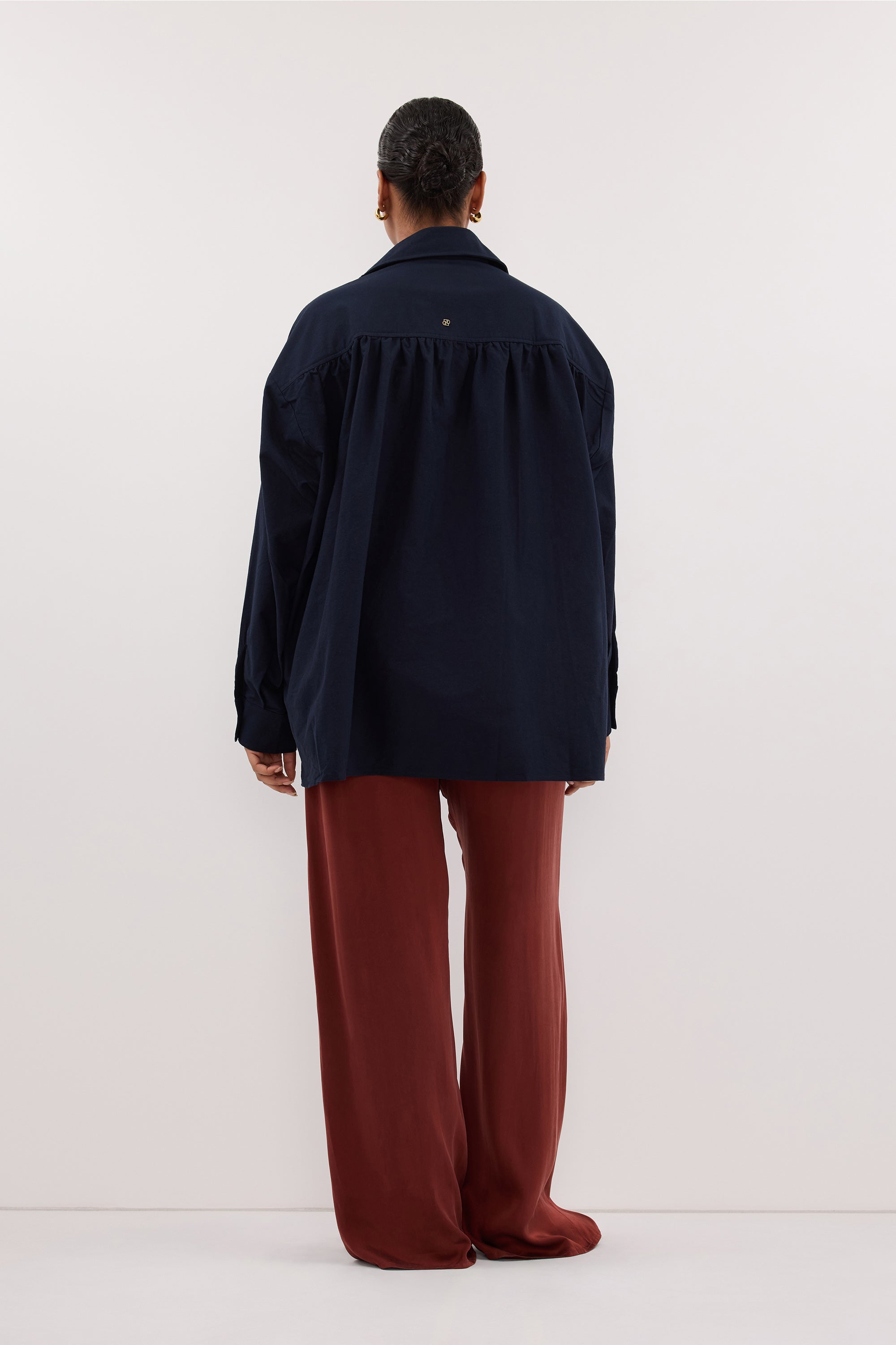 RHEA 2.0 INK OVERSIZED COTTON SHIRT