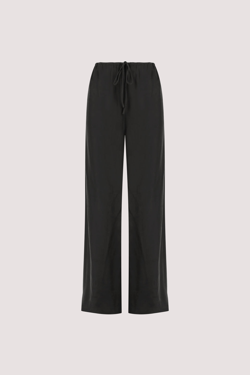 ADDIE BLACK CUPRO DRAWSTRING PANT