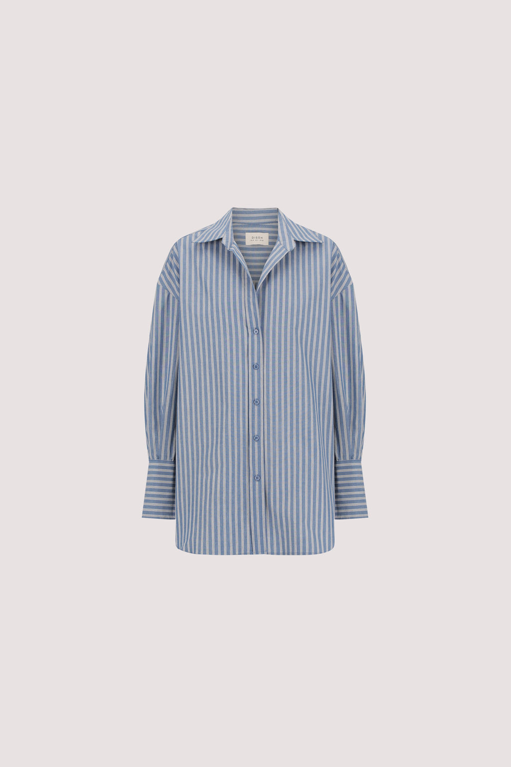 GRACIE LONG SLEEVE BLUE STRIPE SHIRT
