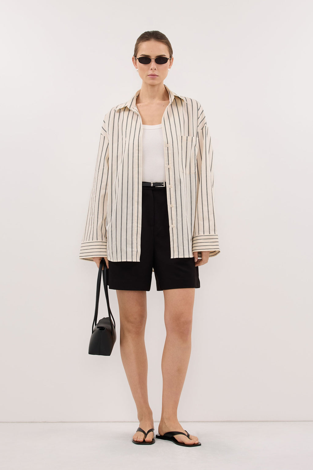 FABLE CREAM SILK BLEND SHIRT