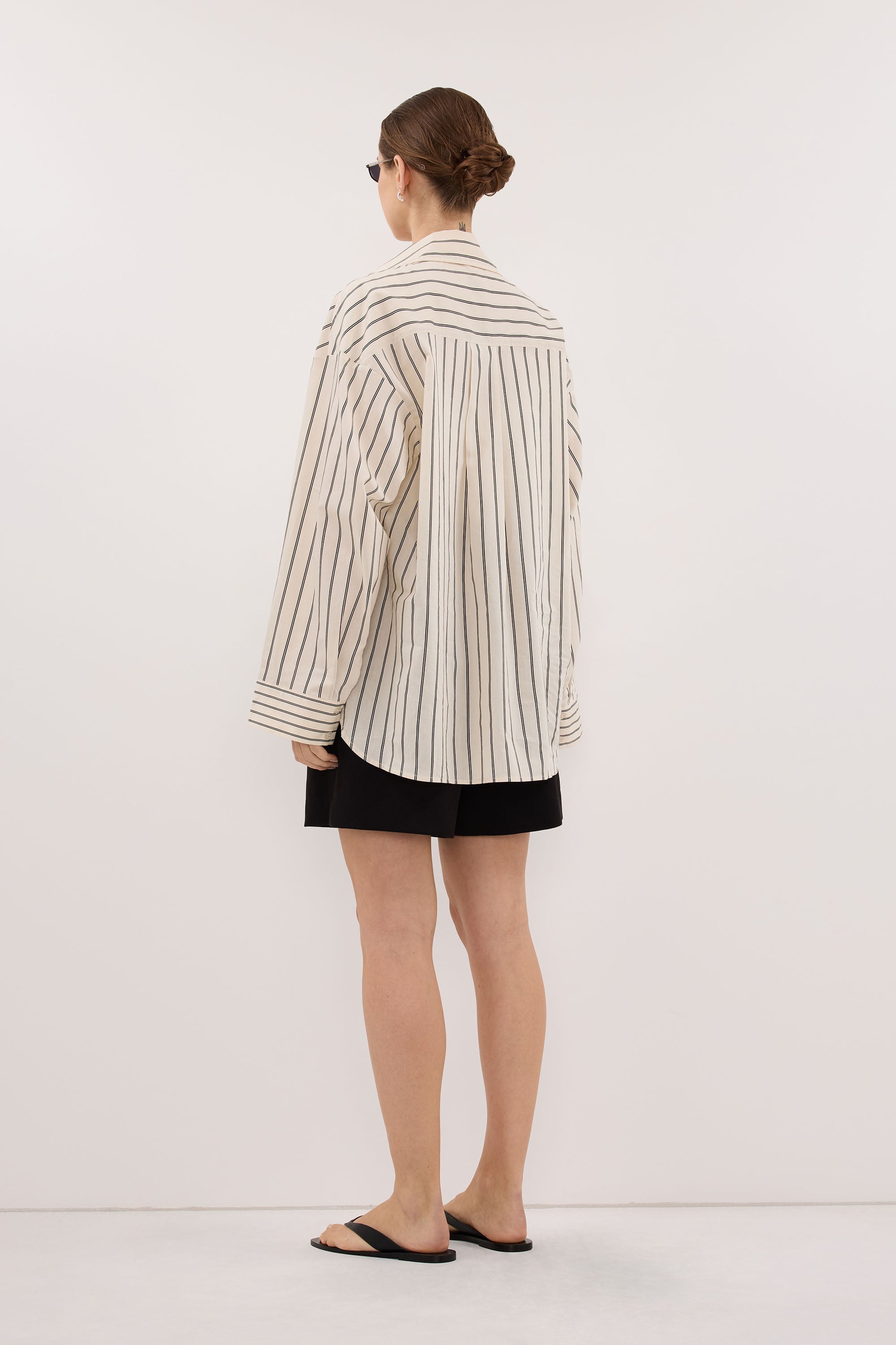 FABLE CREAM SILK BLEND SHIRT