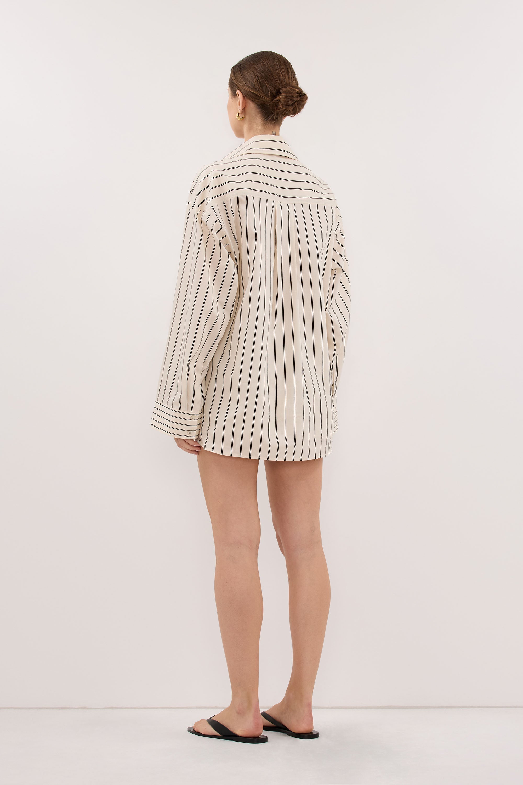 FABLE CREAM SILK BLEND SHIRT
