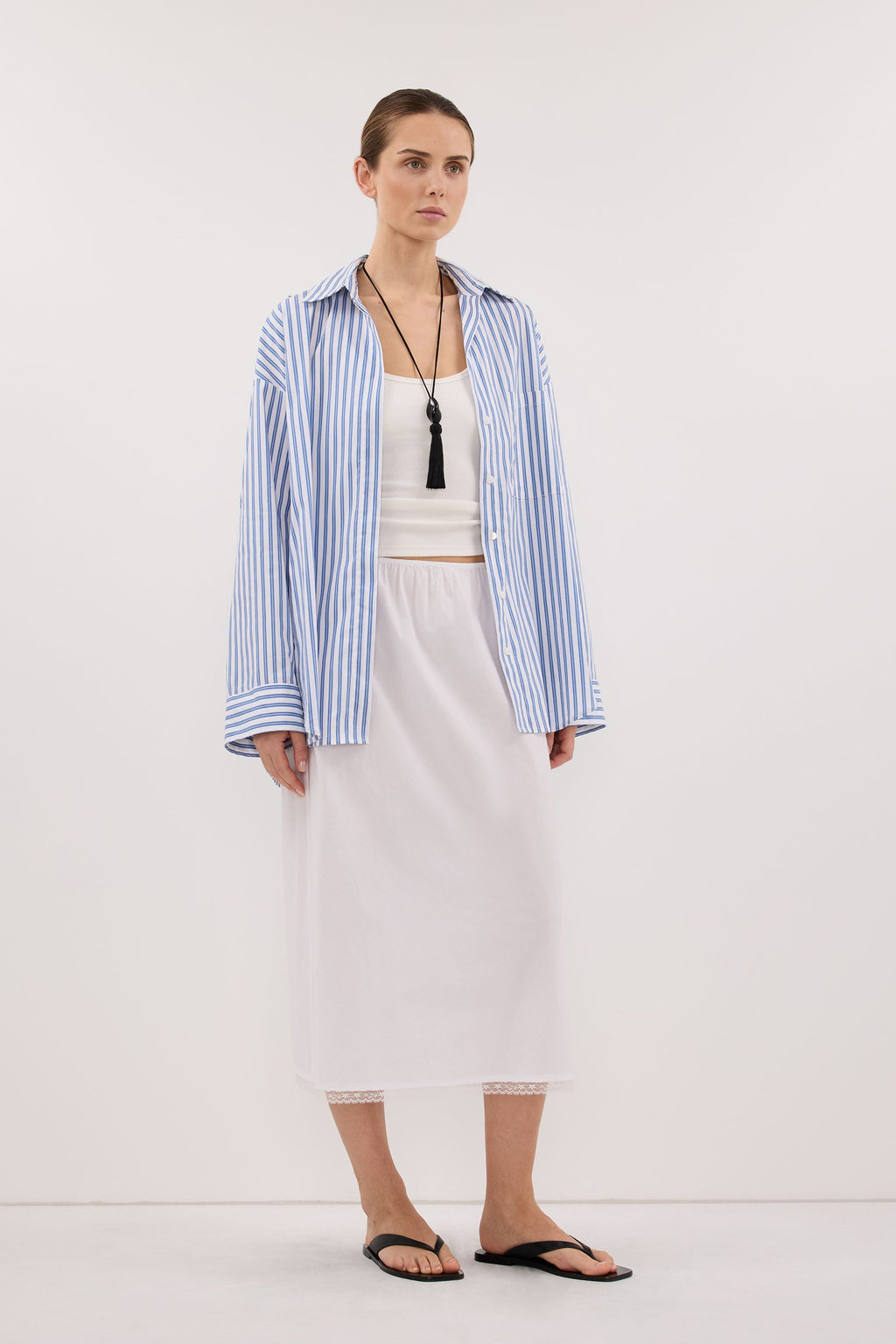 TALISE BLUE STRIPE SHIRT