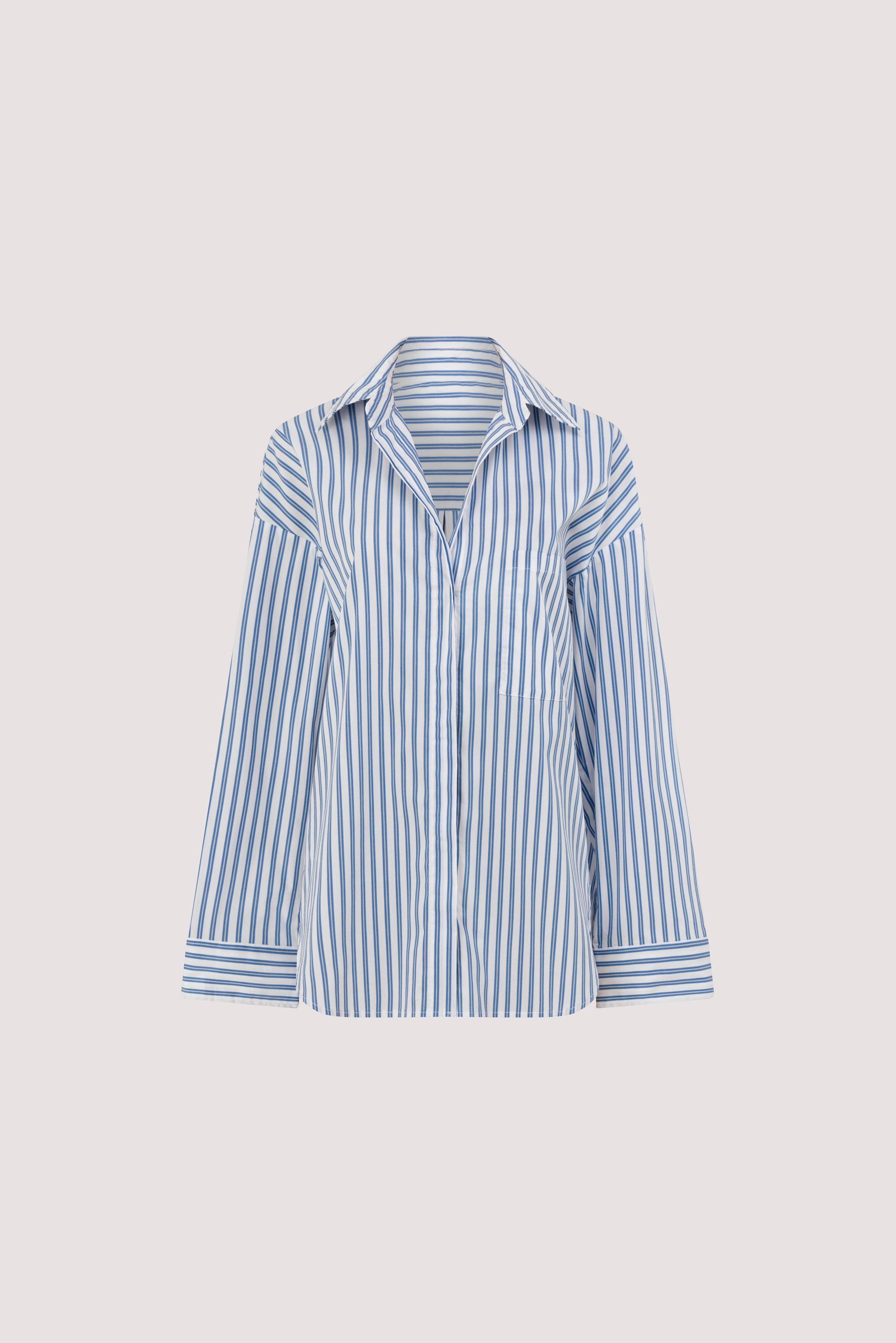 TALISE BLUE STRIPE SHIRT