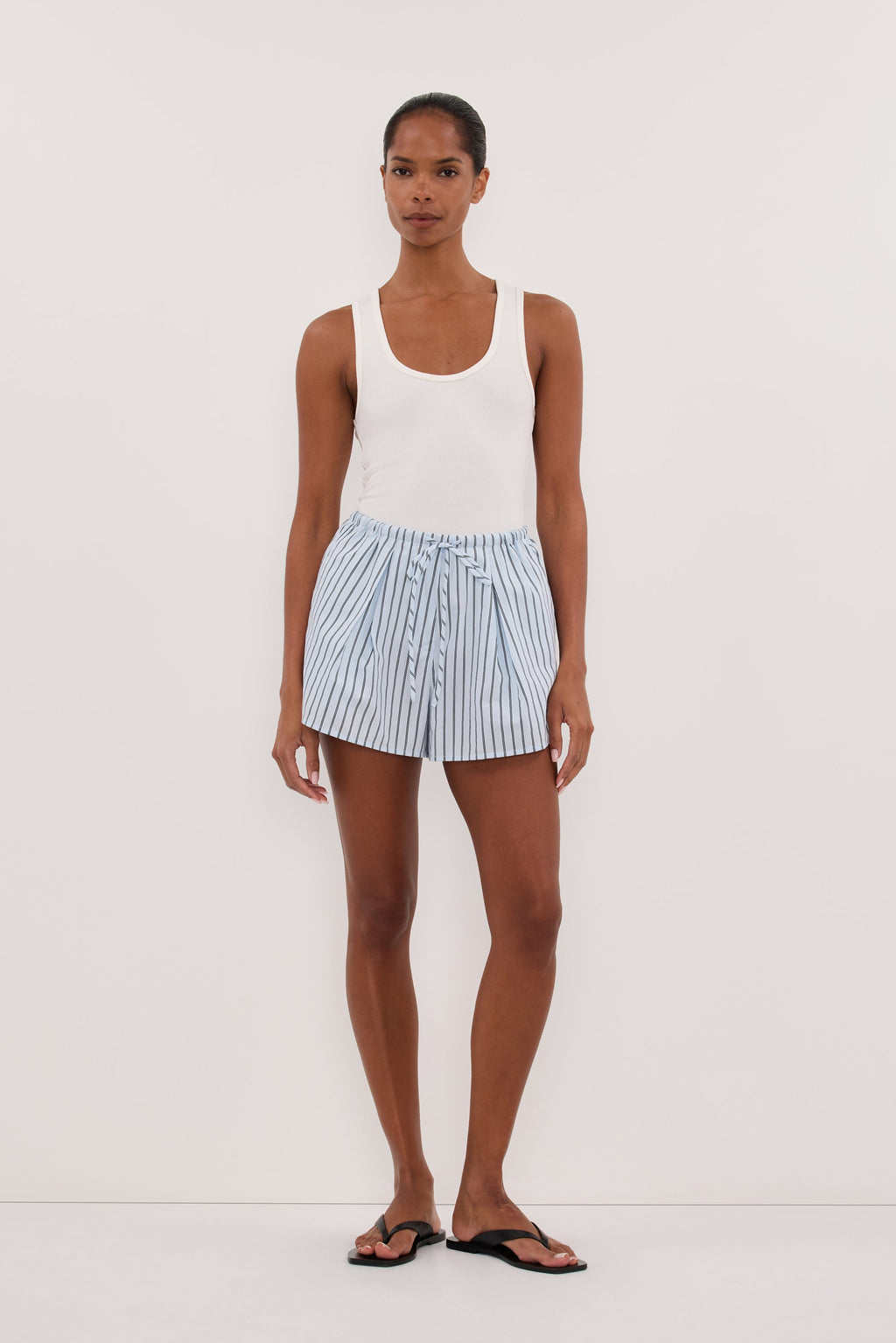 SABLE ICE BLUE SILK BLEND SHORT