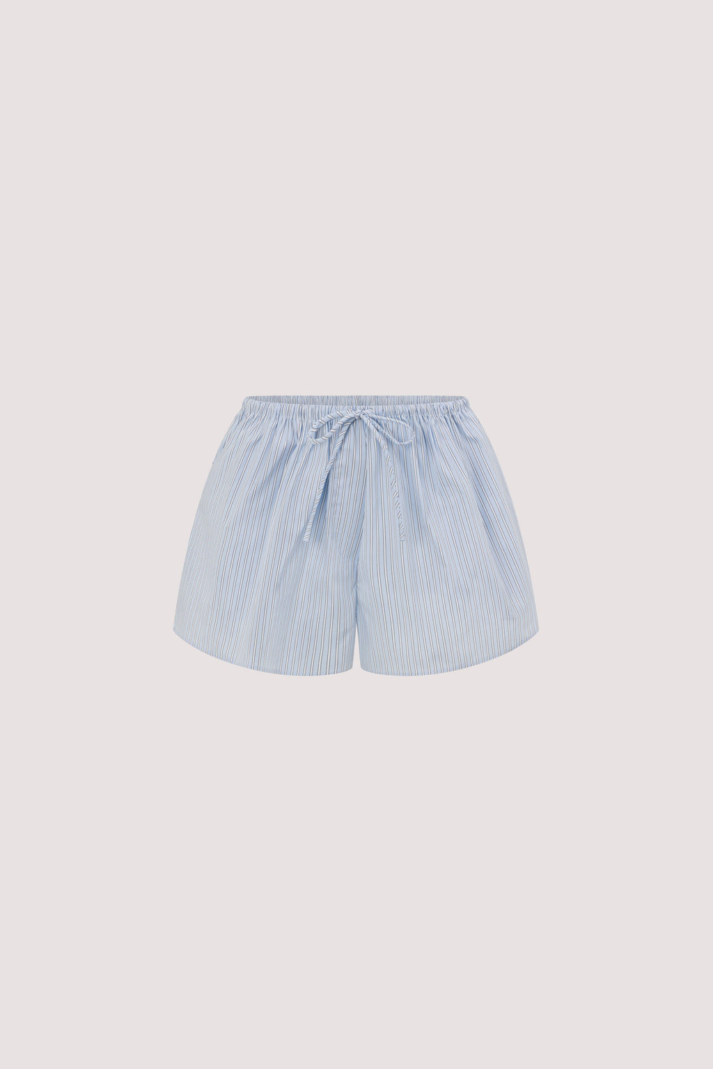 BERNICE BLUE STRIPE COTTON BLEND SHORT