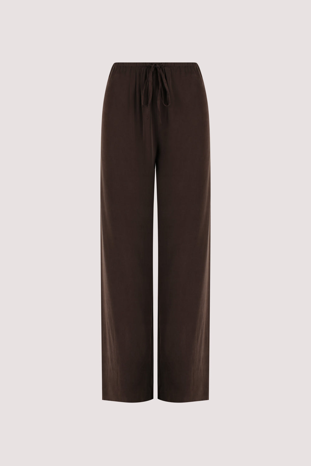 PERCY BITTER CHOC SILK PANT