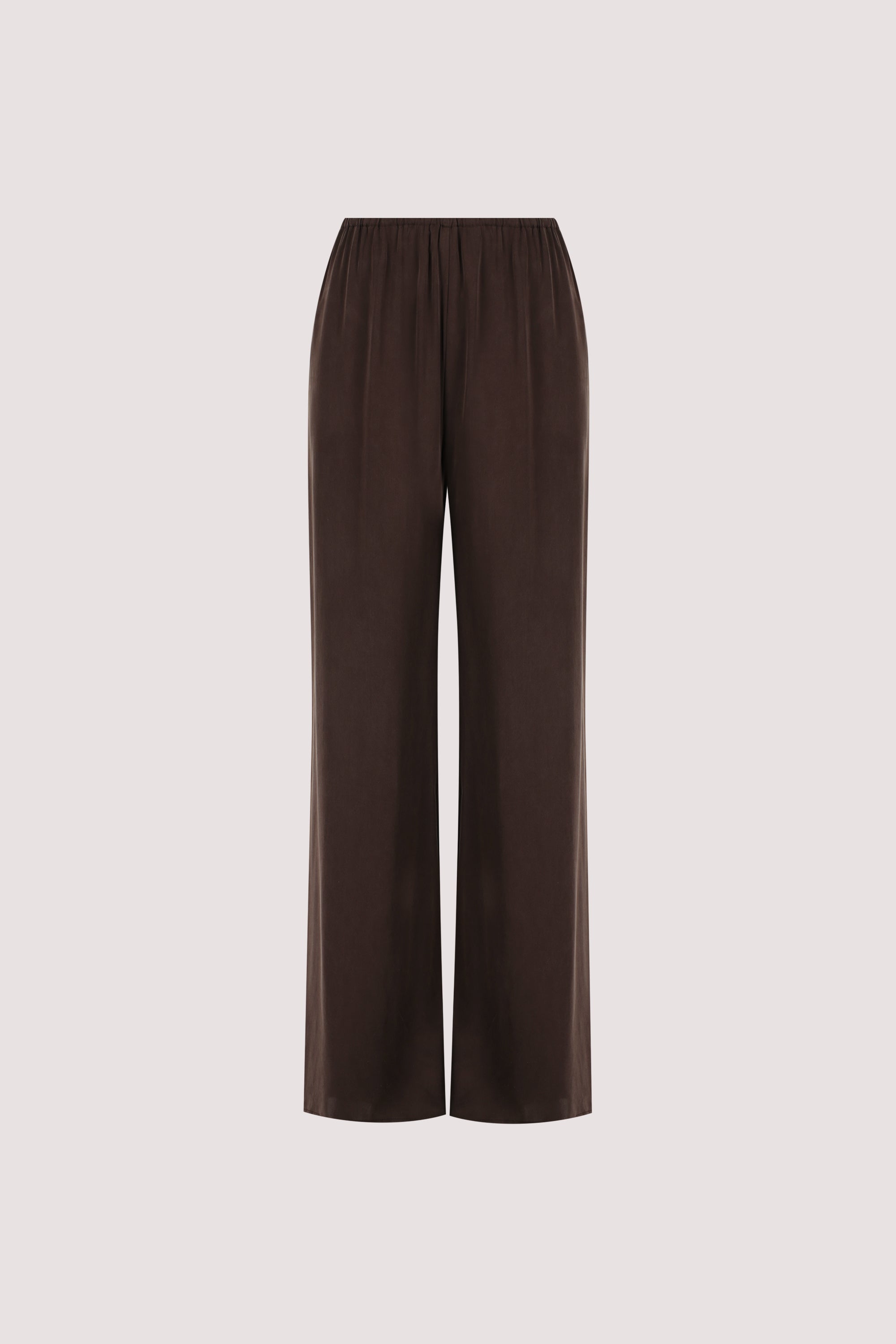 PIPPA BITTER CHOC SILK PANT