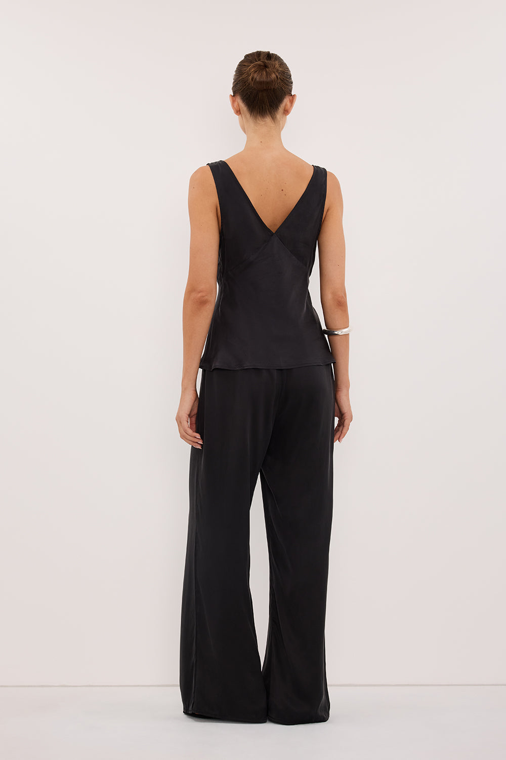 PIPPA BLACK SILK PANT