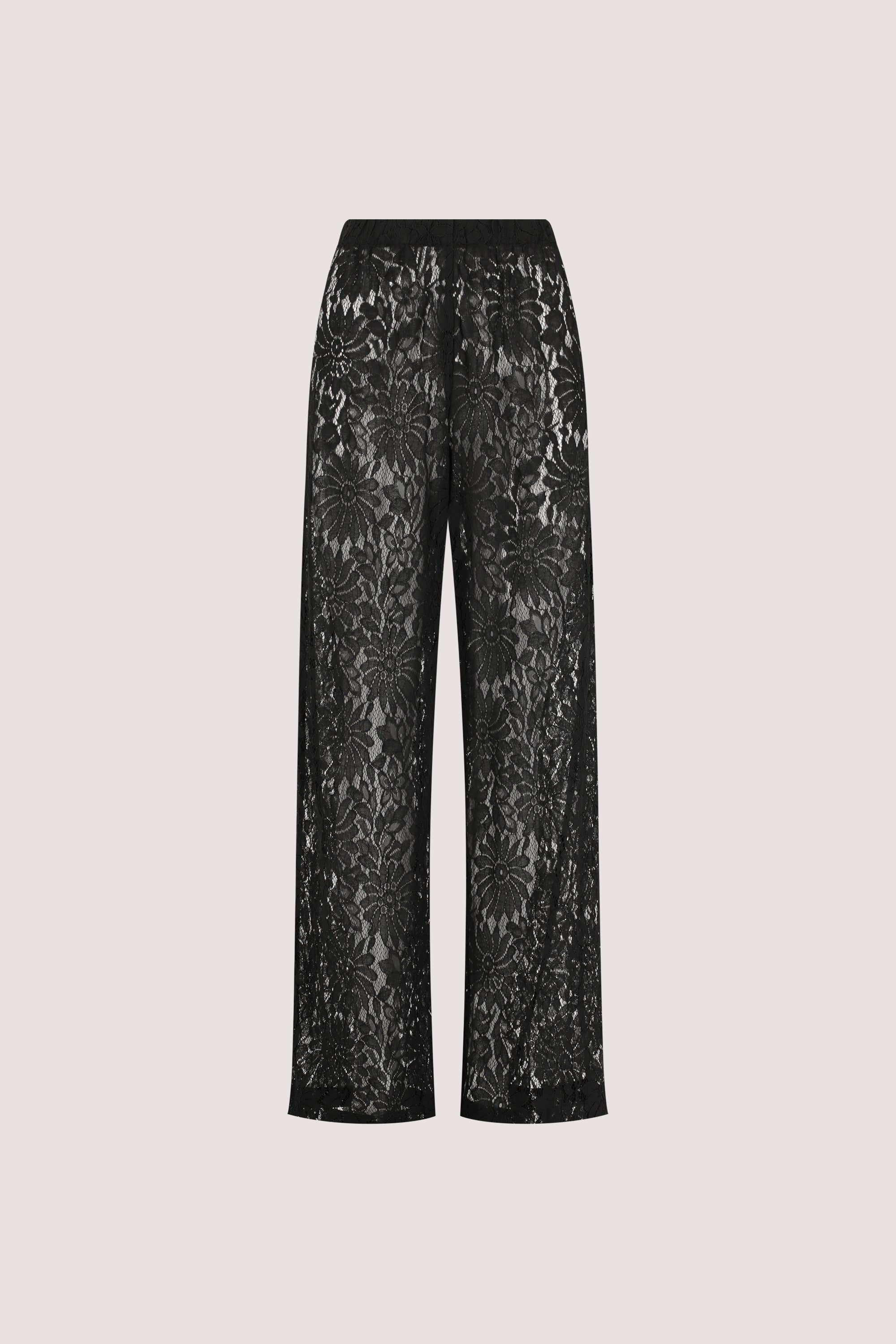 WILMA BLACK LACE PANT