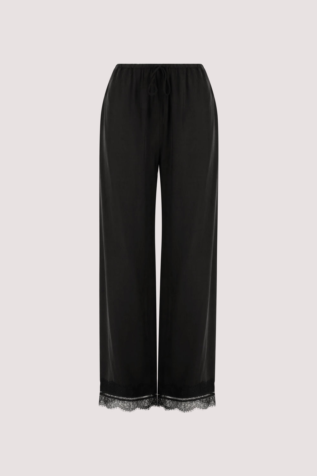ANDREA BLACK CUPRO LACE PANT