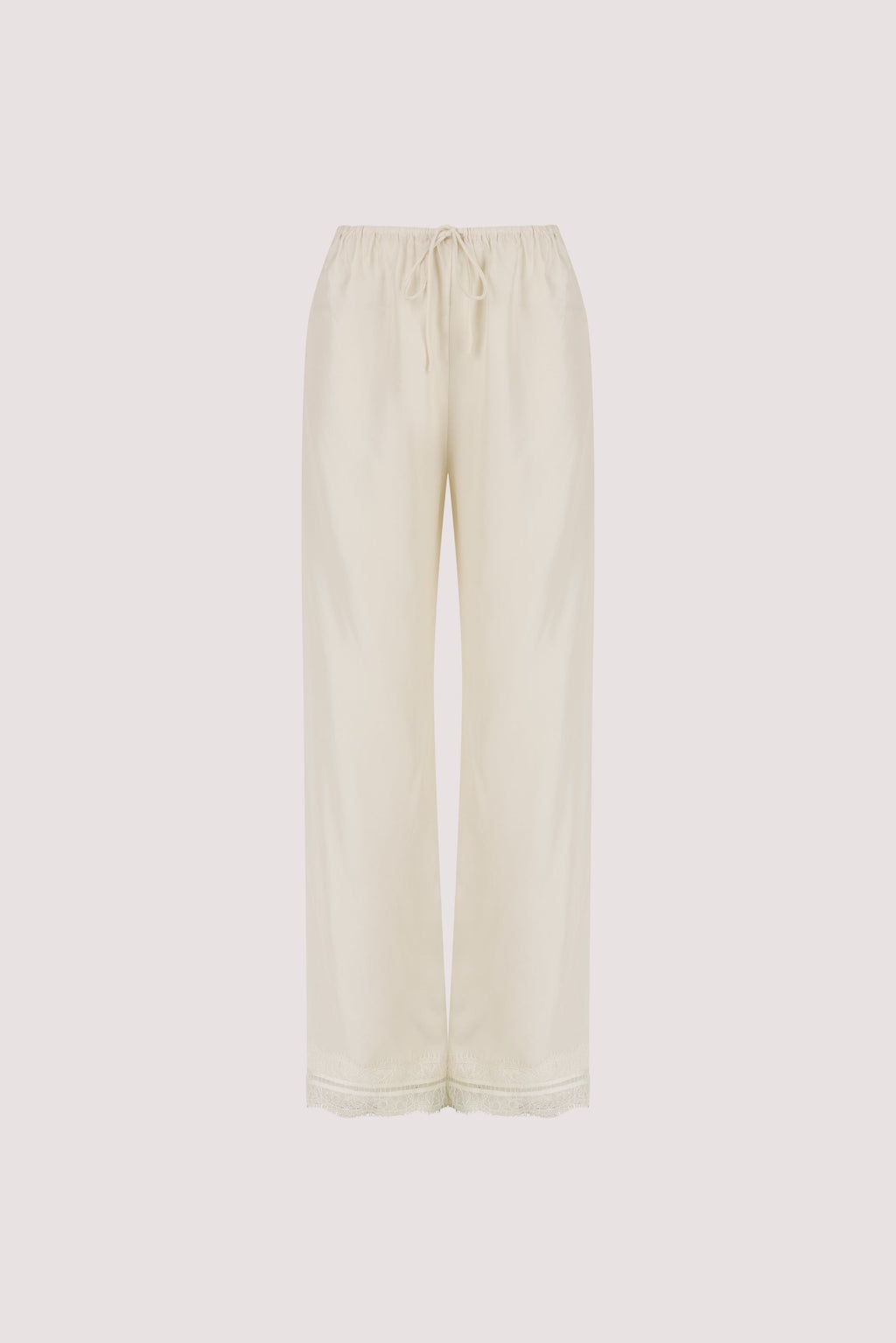 ANDREA SANDSTONE CUPRO LACE PANT