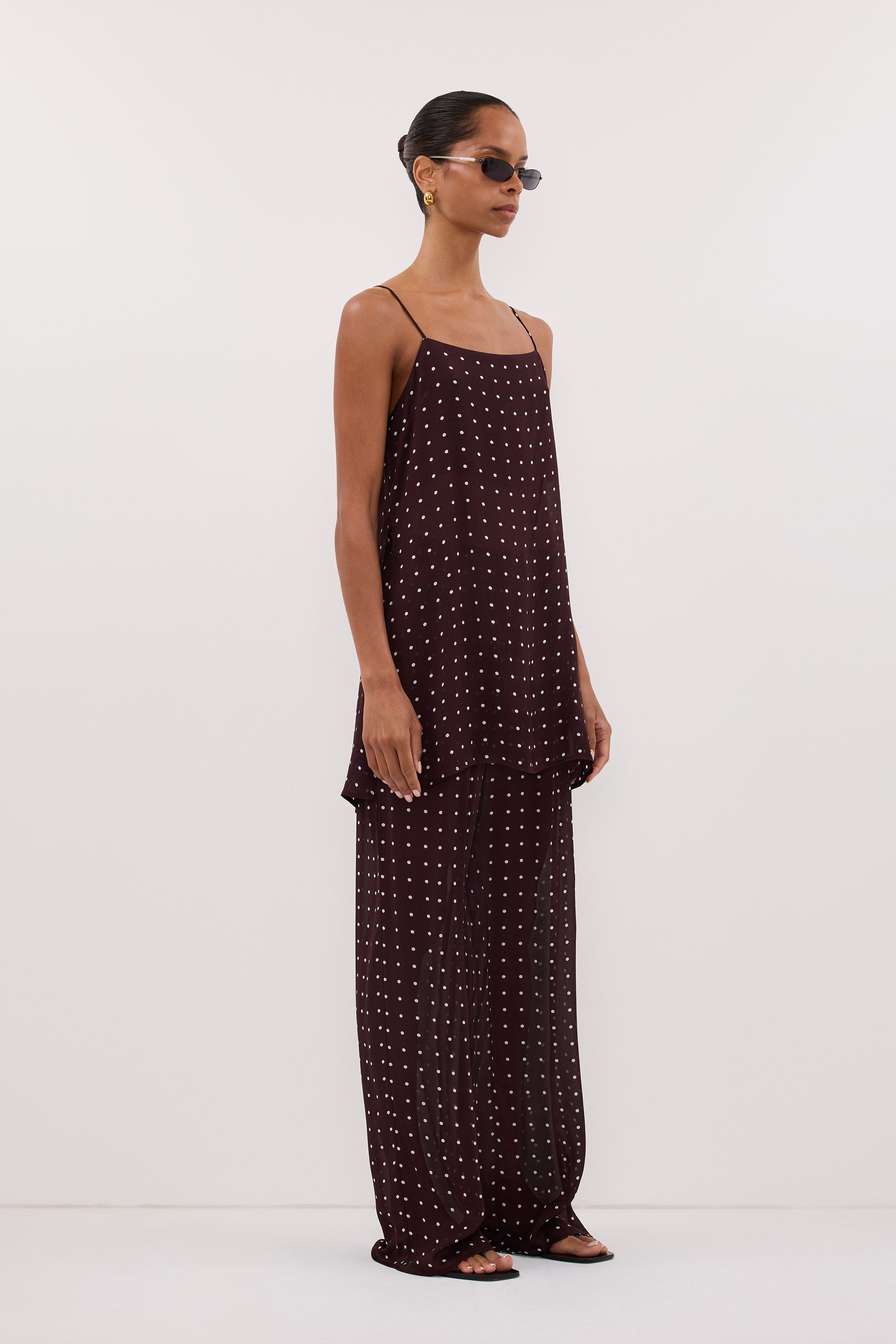 VANESSA BITTER CHOC SPOT PANT