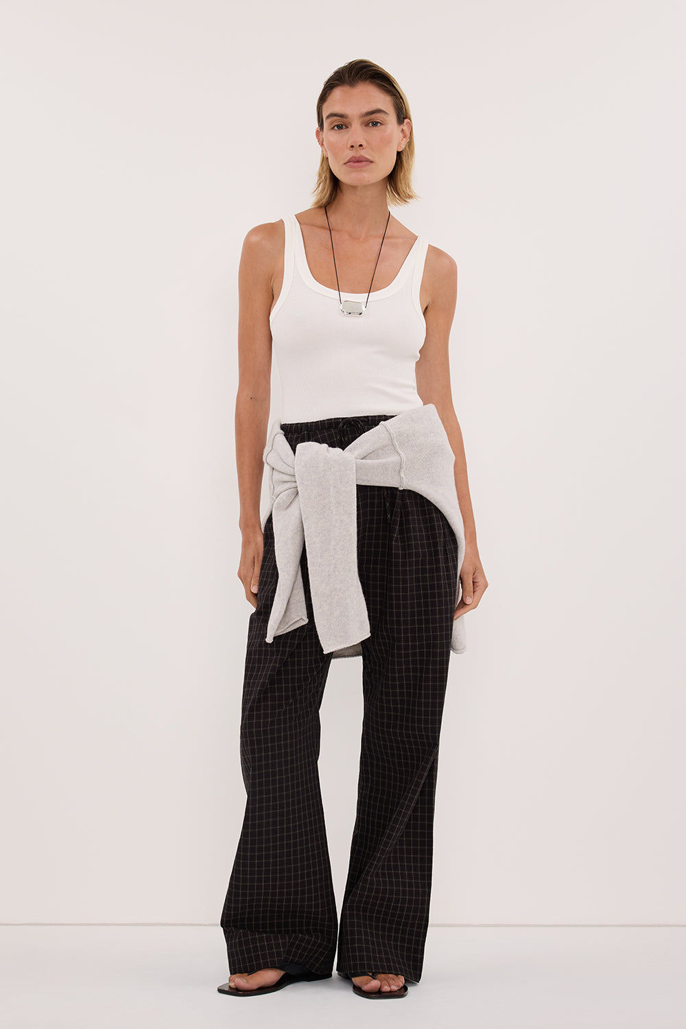 TOVA INK CHECK PANT