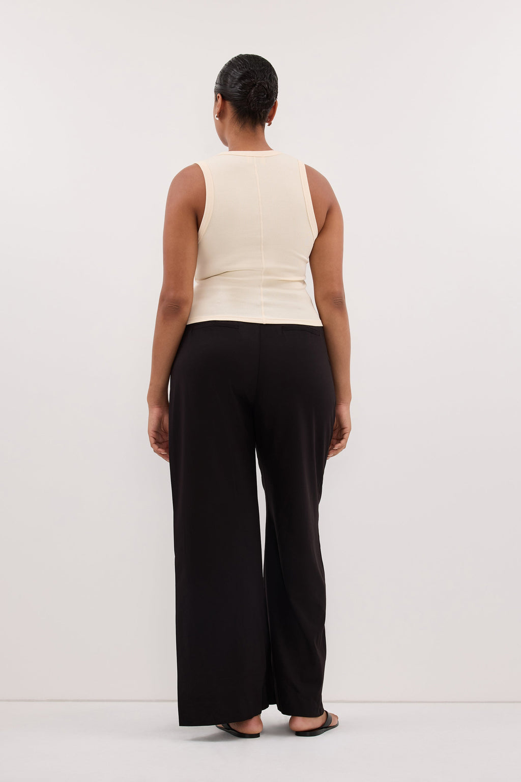 HARLEY BLACK STRAIGHT LEG PANT