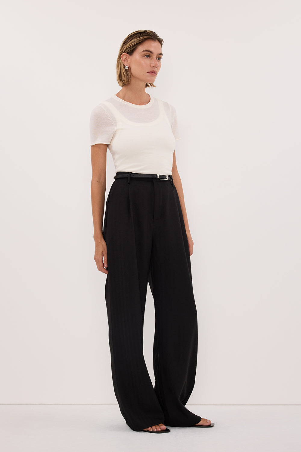 CYRUS BLACK TAILORED PANT