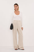 CYRUS NATURAL TAILORED PANT