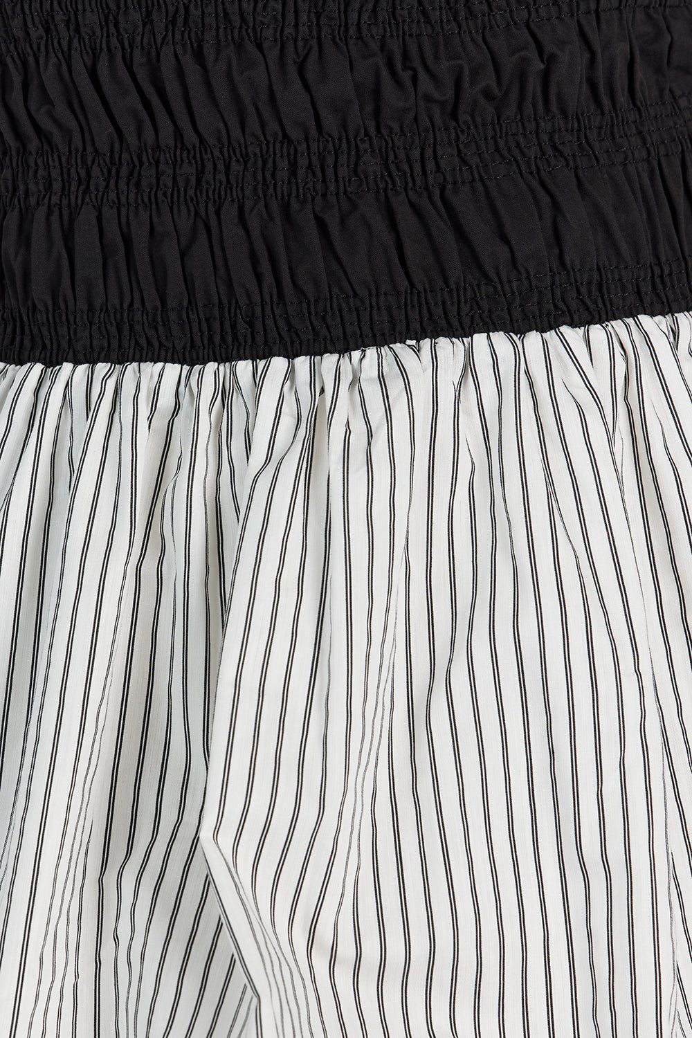STOCKHOLM STRIPE SILK BLEND MINI DRESS