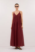 TAHLIA SAHARA RAMIE MAXI DRESS