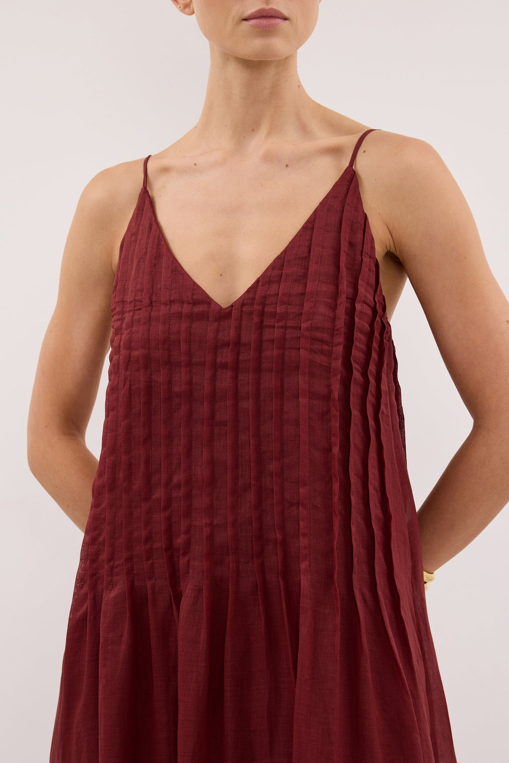 TAHLIA SAHARA RAMIE MAXI DRESS
