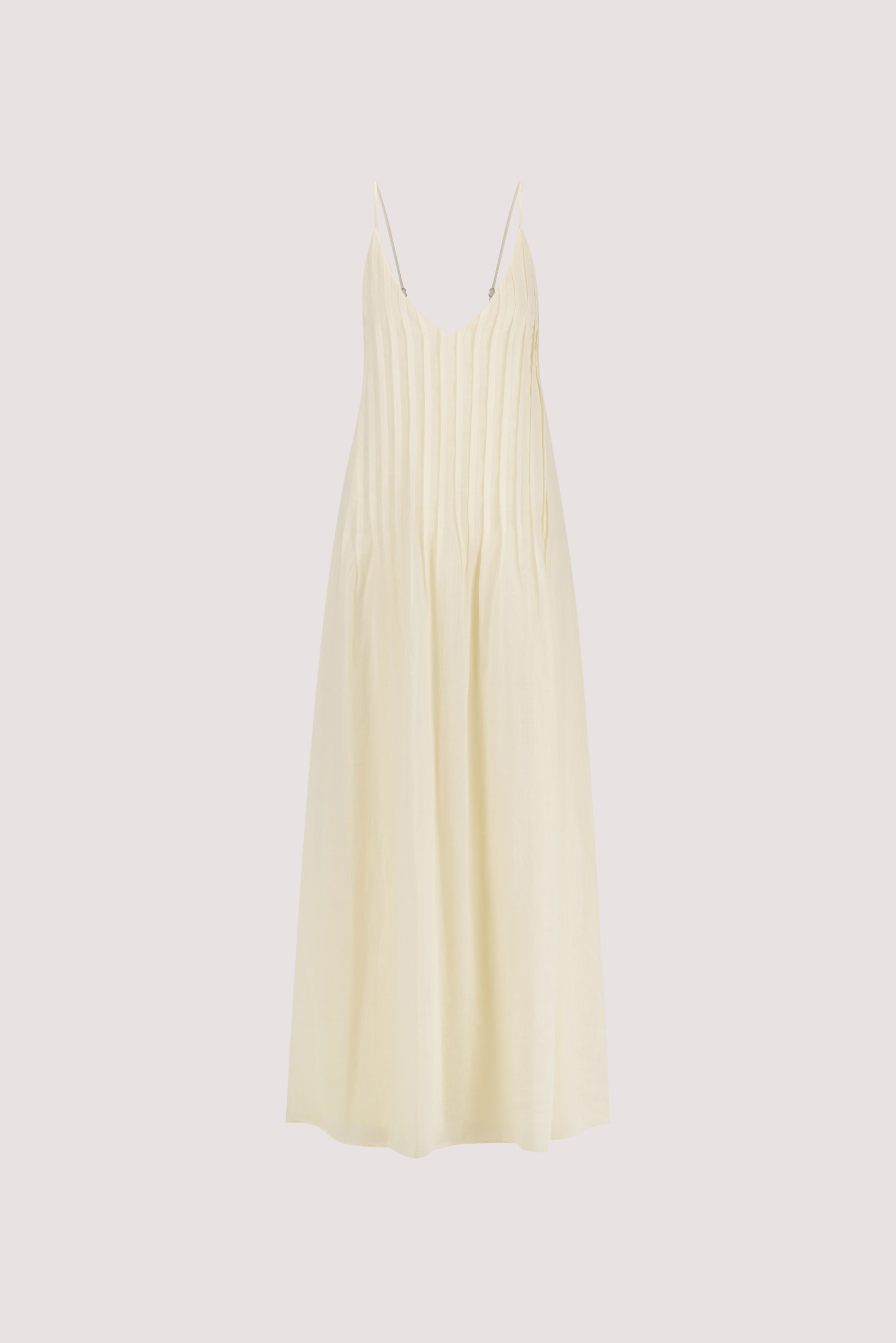 TAHLIA STRAW RAMIE MAXI DRESS