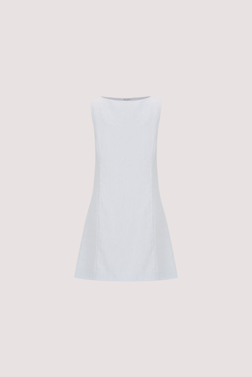 LACY CORNFLOWER LINEN MINI DRESS
