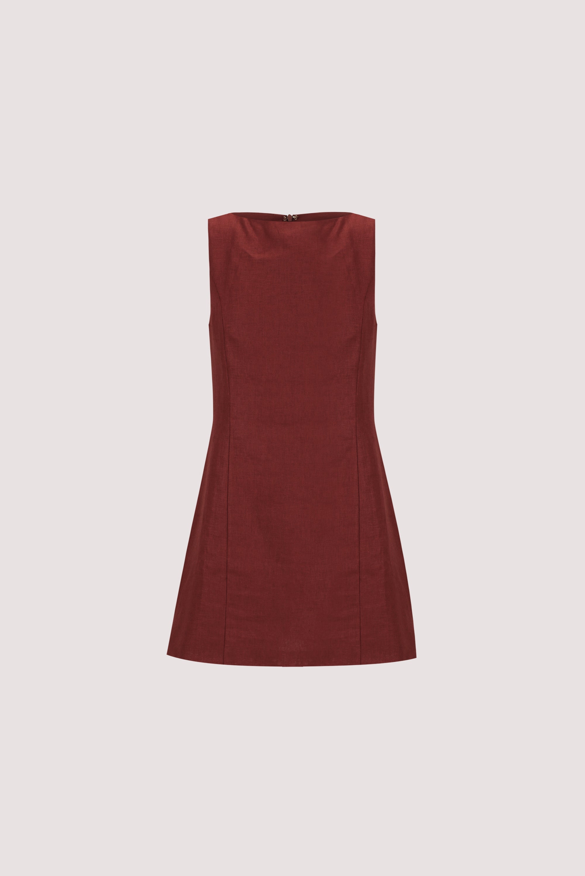 LACY SAHARA SLEEVELESS LINEN MINI DRESS