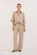 PERCY GOLD SILK SHIRT