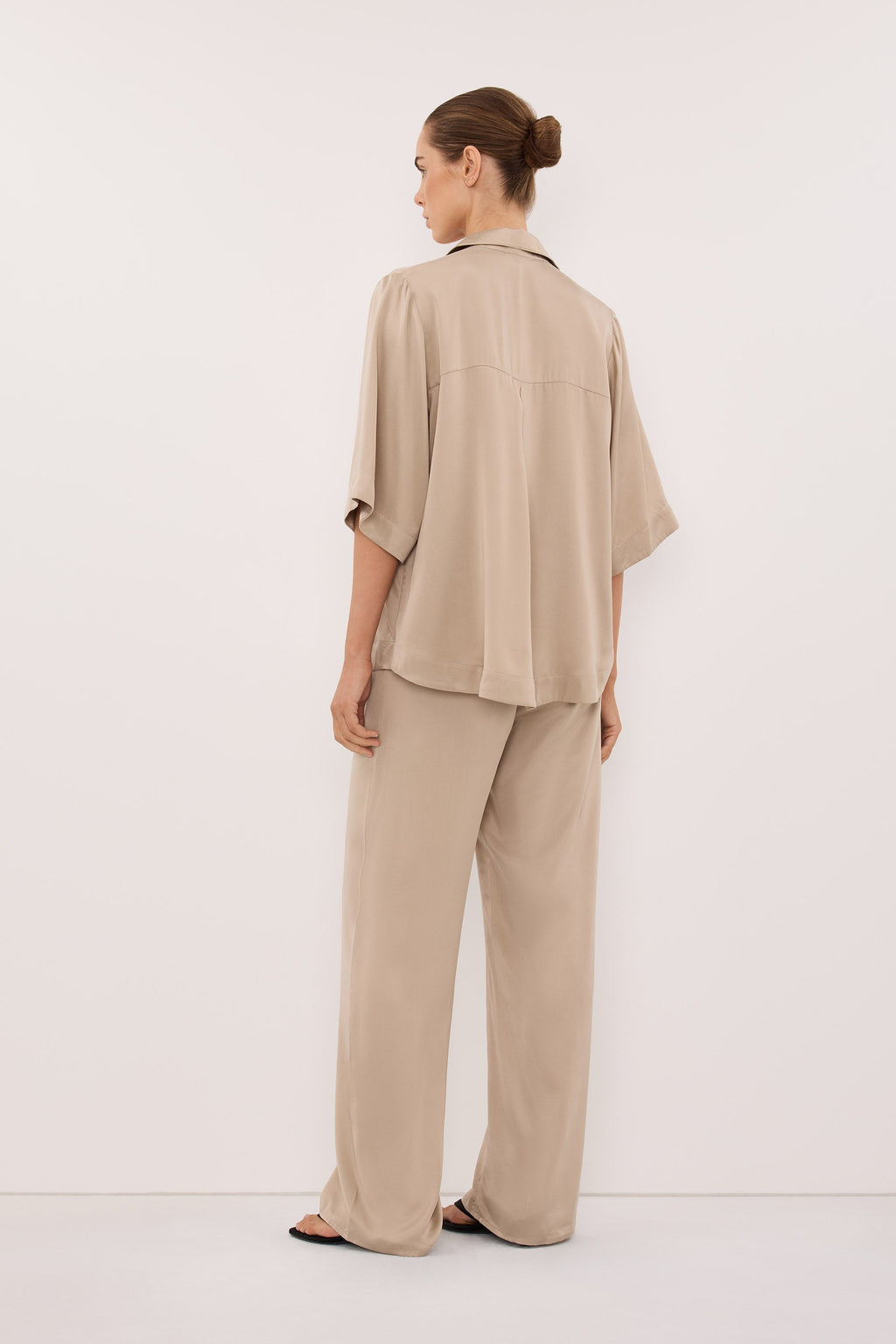 PERCY GOLD SILK SHIRT