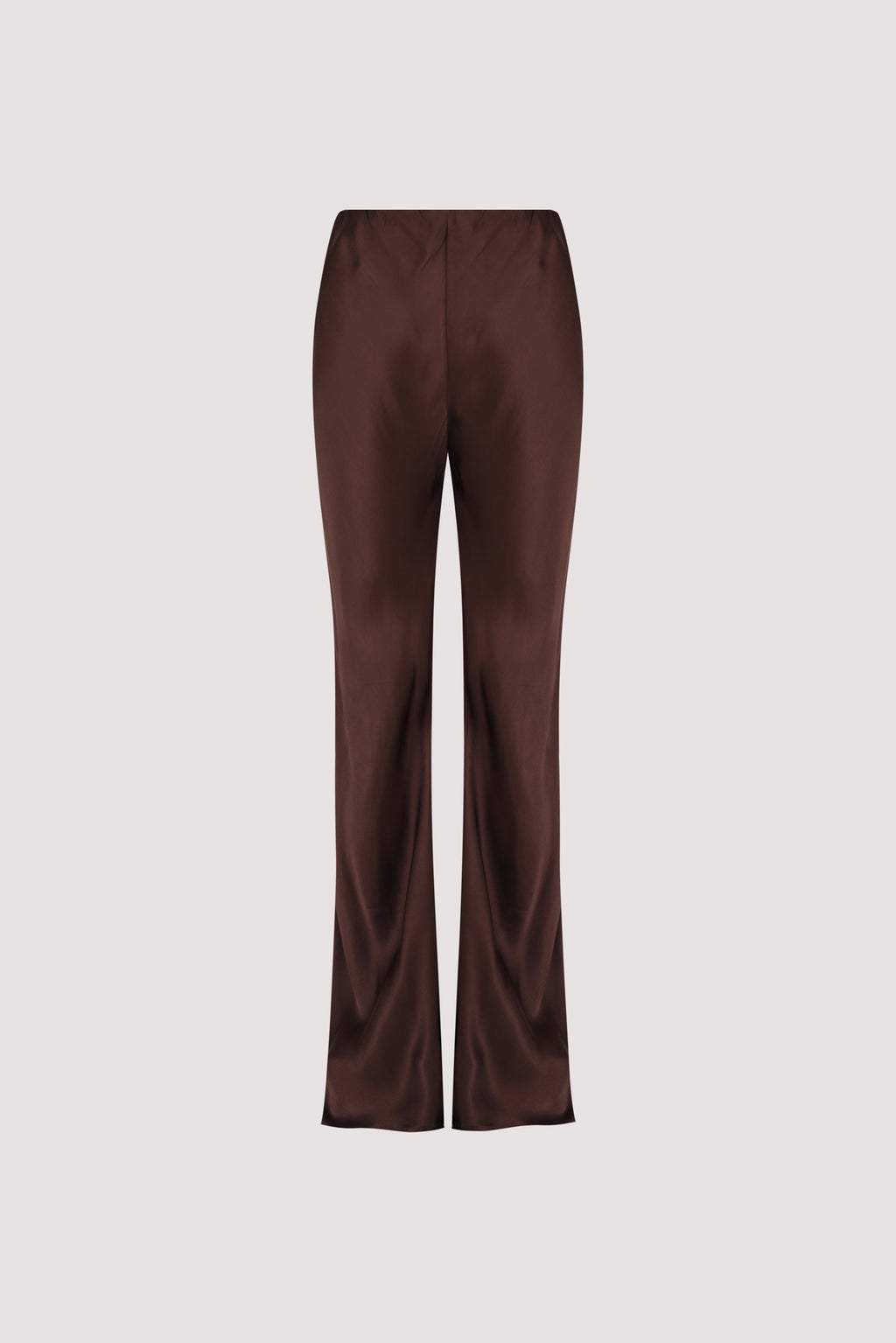 NIKKI BITTER CHOC SATIN BIAS PANT