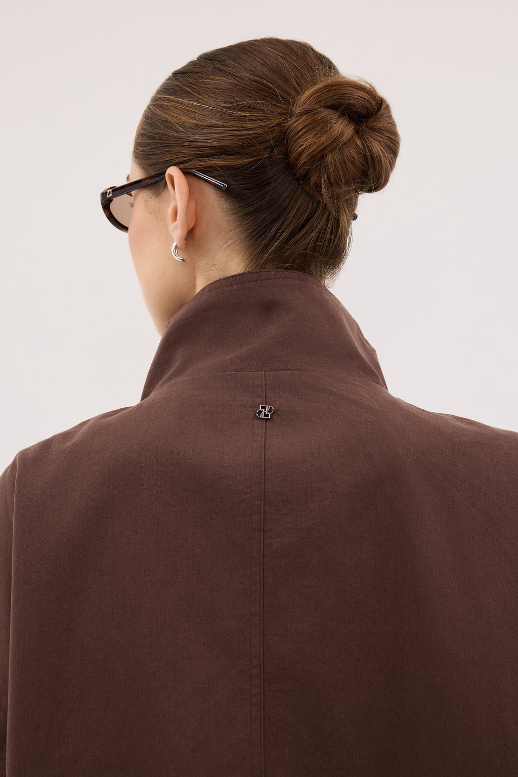 RORY MILK CHOC LIGHTWEIGHT TRACK JACKET