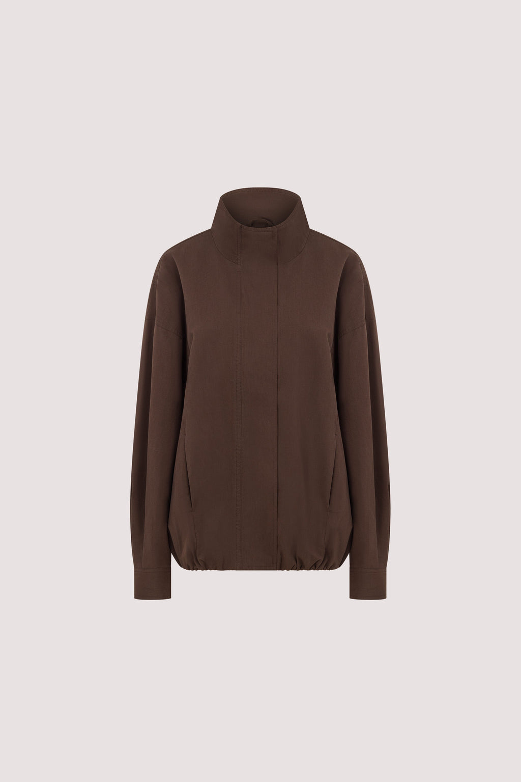 RORY MILK CHOC LIGHTWEIGHT TRACK JACKET