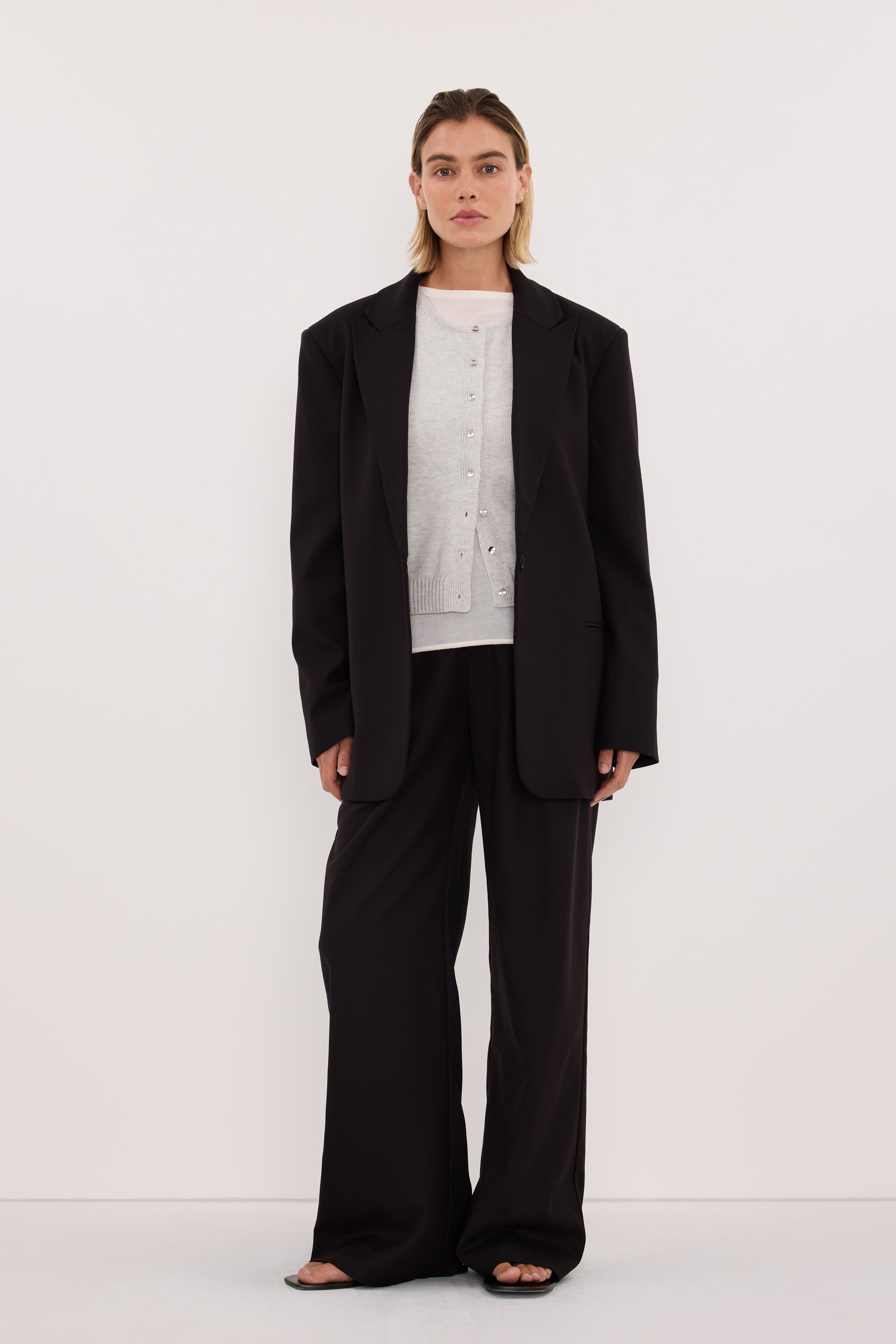 HARLEY 2.0 BLACK OVERSIZED BLAZER
