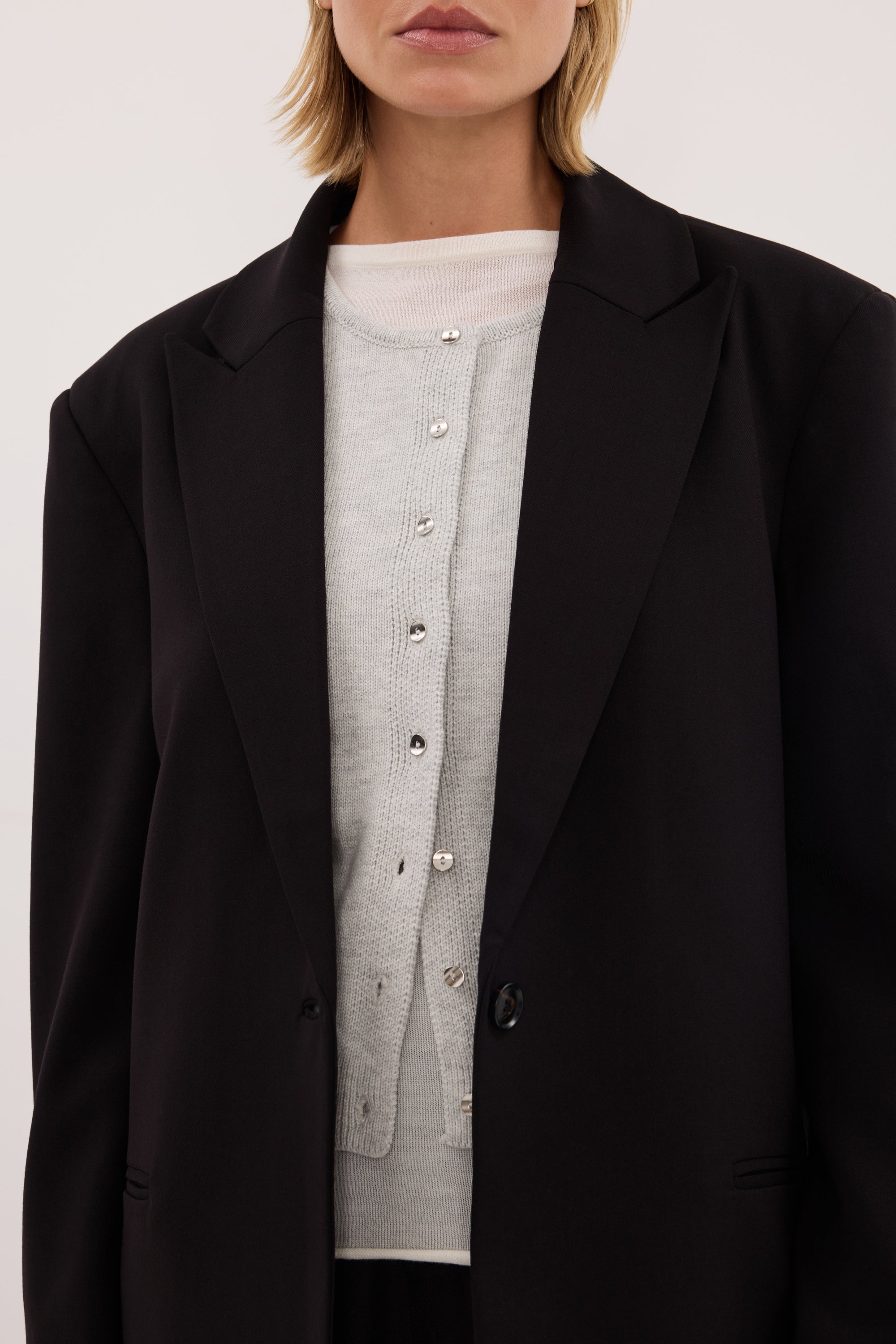 HARLEY 2.0 BLACK OVERSIZED BLAZER