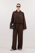 KENDALL MILK CHOC BOMBER JACKET