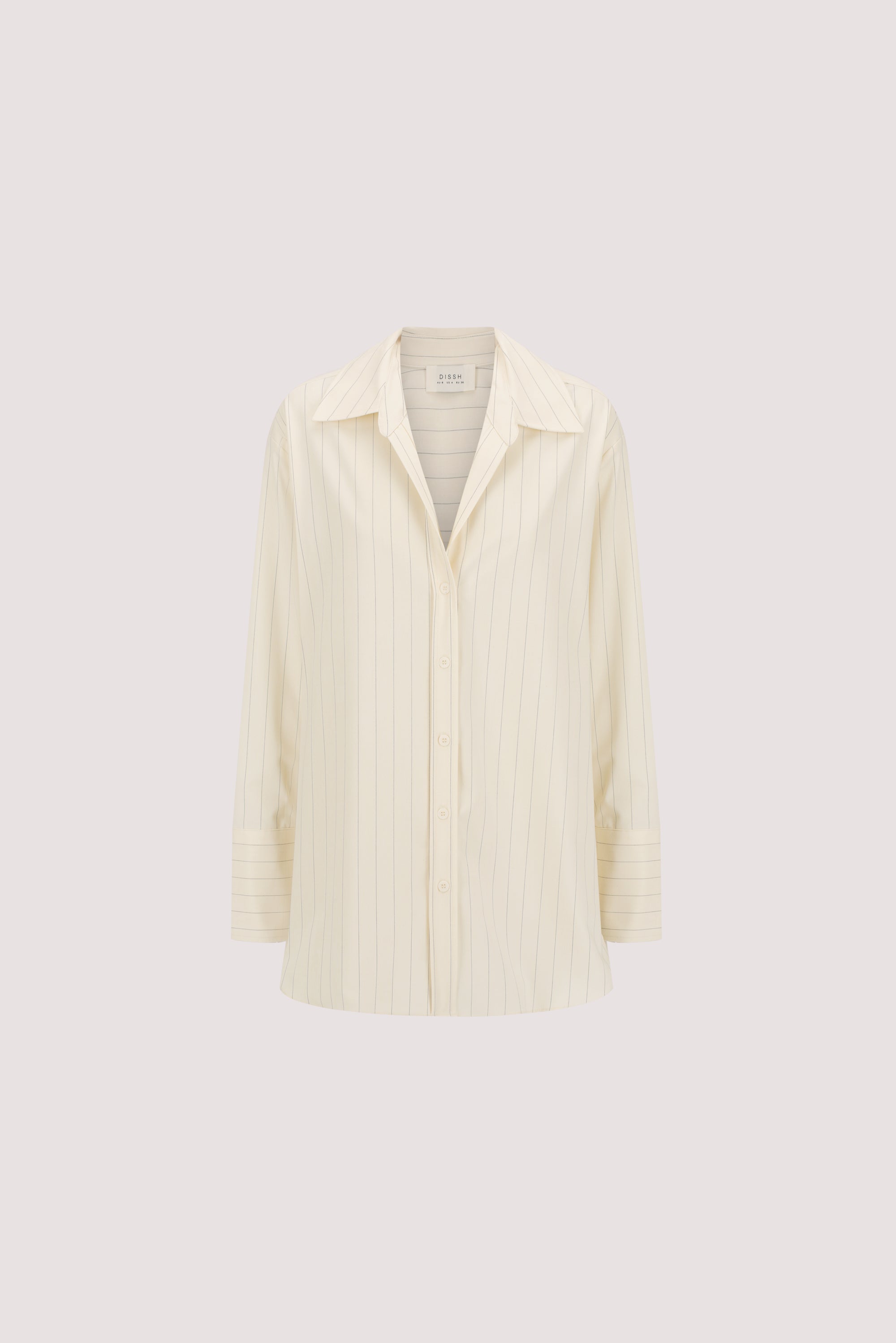 SIAN CREAM PINSTRIPE LONG SLEEVE SHIRT