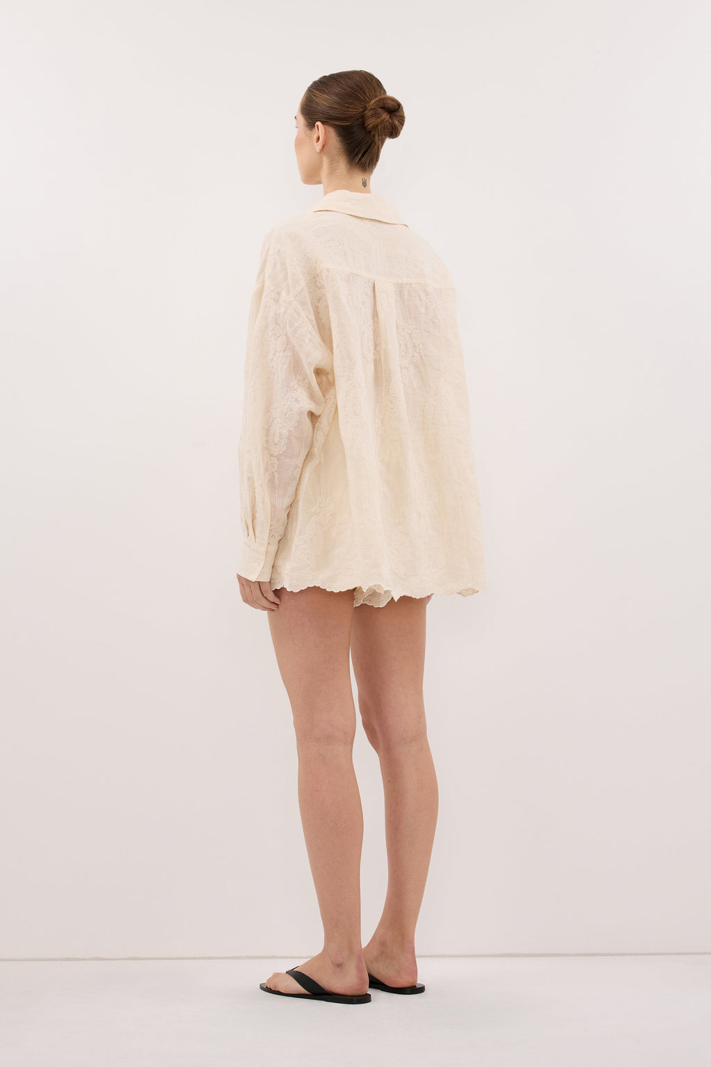 CORDELIA SANDSTONE RAMIE SHIRT