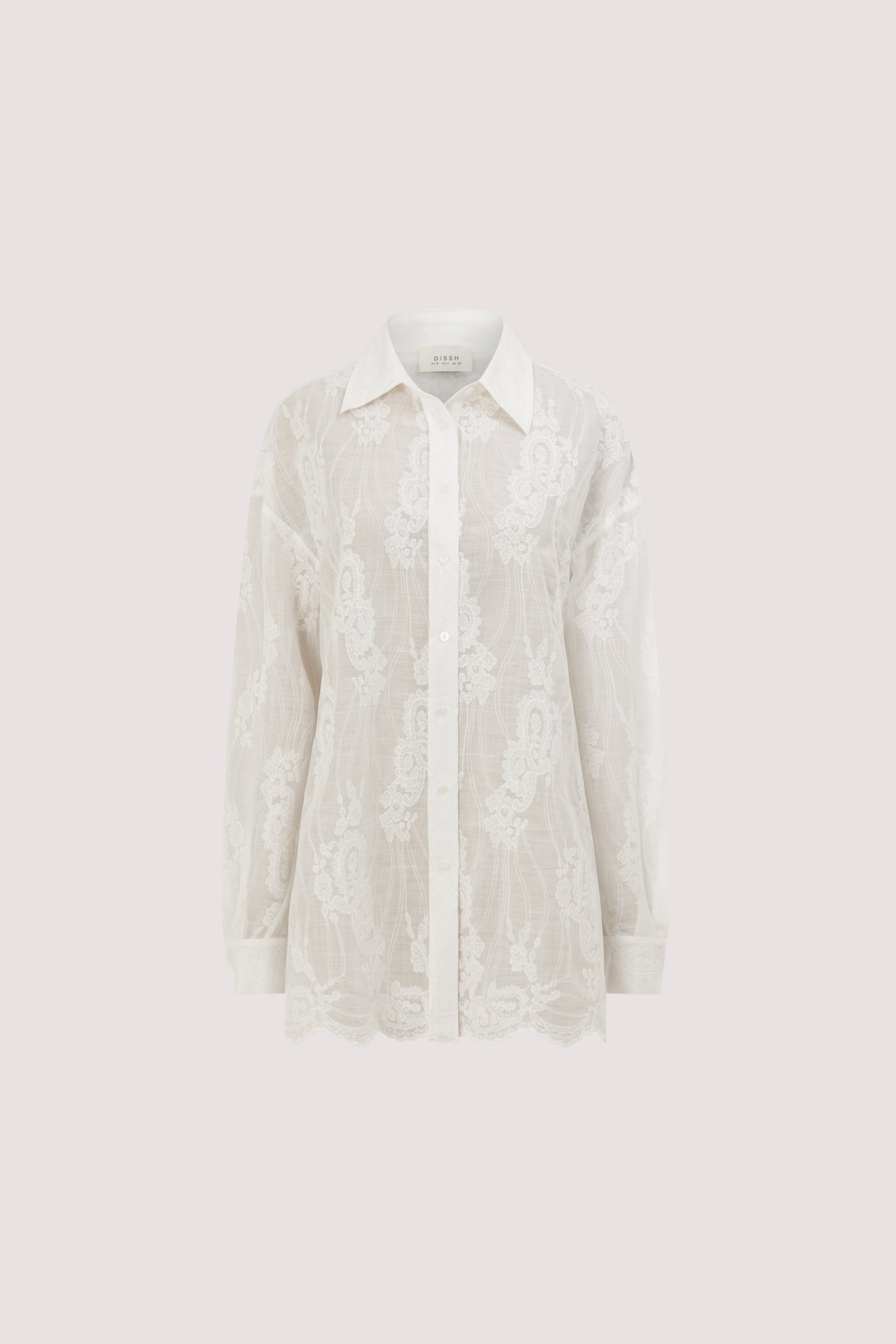 CORDELIA WHITE RAMIE SHIRT
