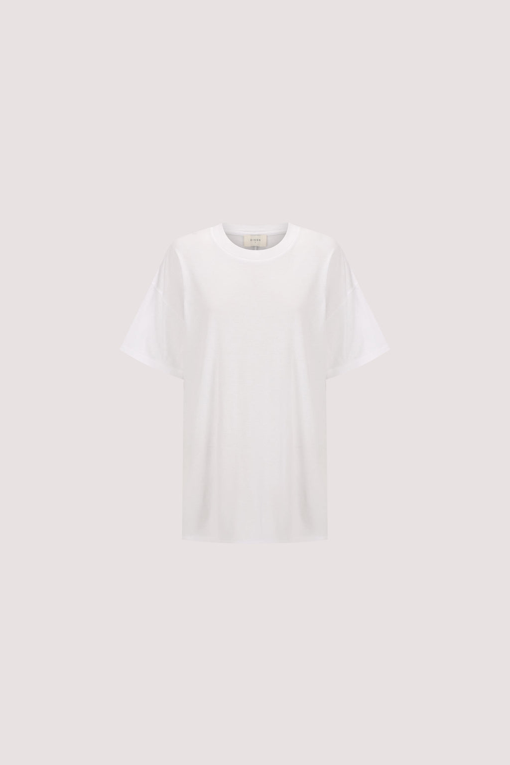 SLOANE WHITE COTTON LONGLINE TEE