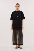 TYRA BLACK BOYFRIEND TEE