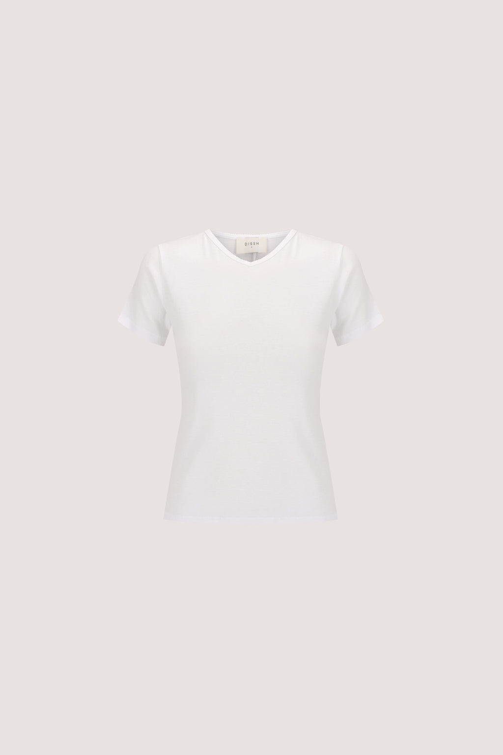 SLOANE WHITE KNIT BABY TEE
