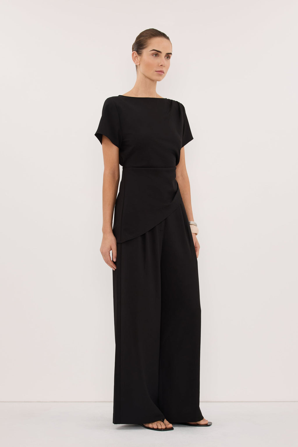 PARKER BLACK ASYM TOP