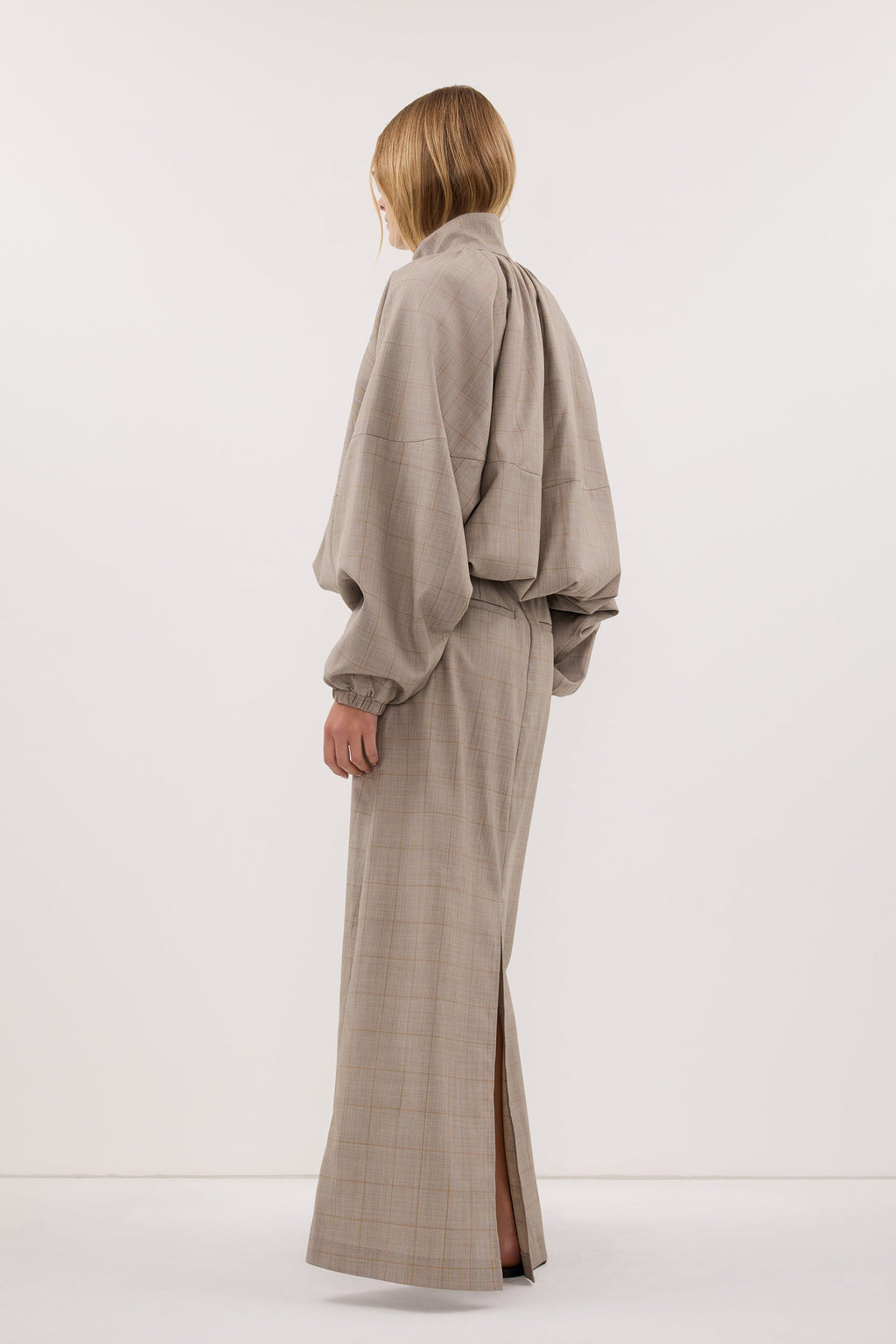KALILA ASH A-LINE MAXI SKIRT