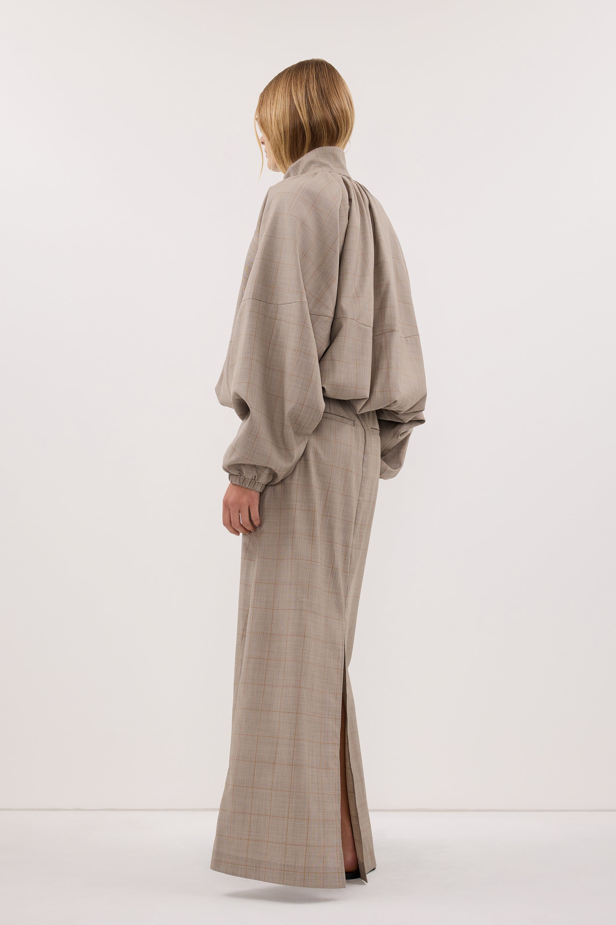 KALILA ASH A-LINE MAXI SKIRT