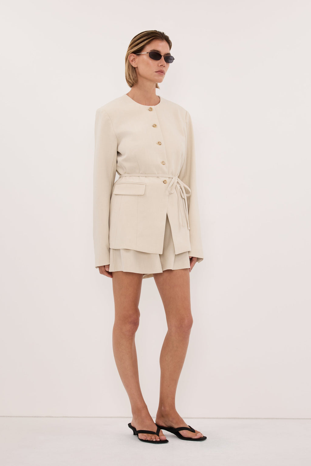 CYRUS BONE TAILORED SHORT