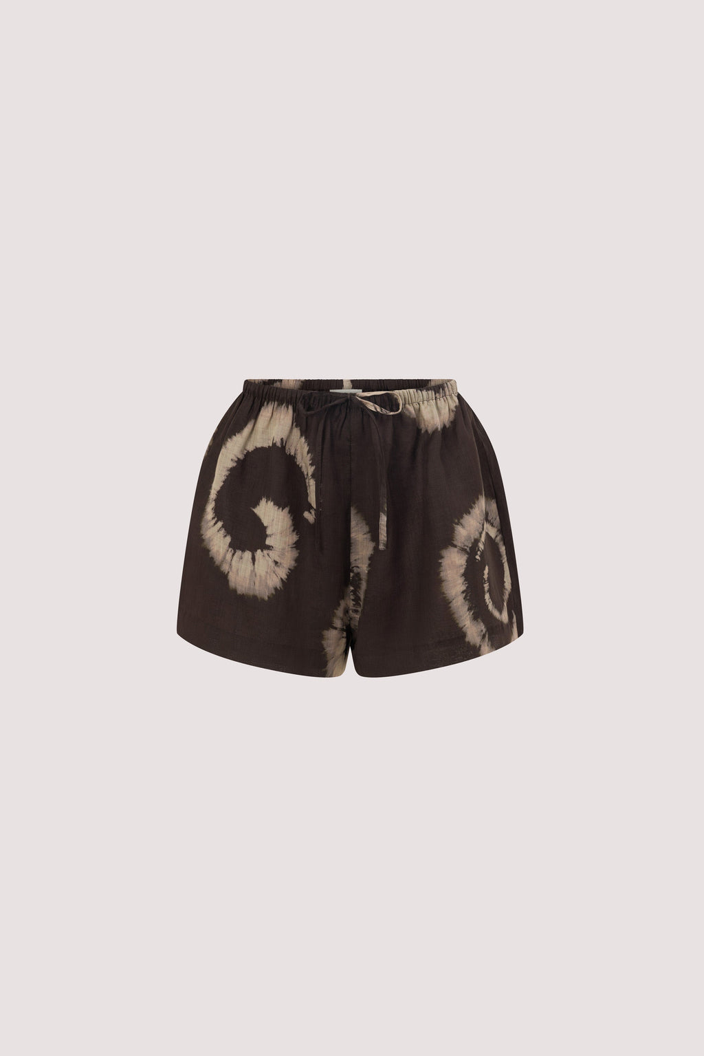 AURA DARK CHOC TIE DYE RAMIE SHORT