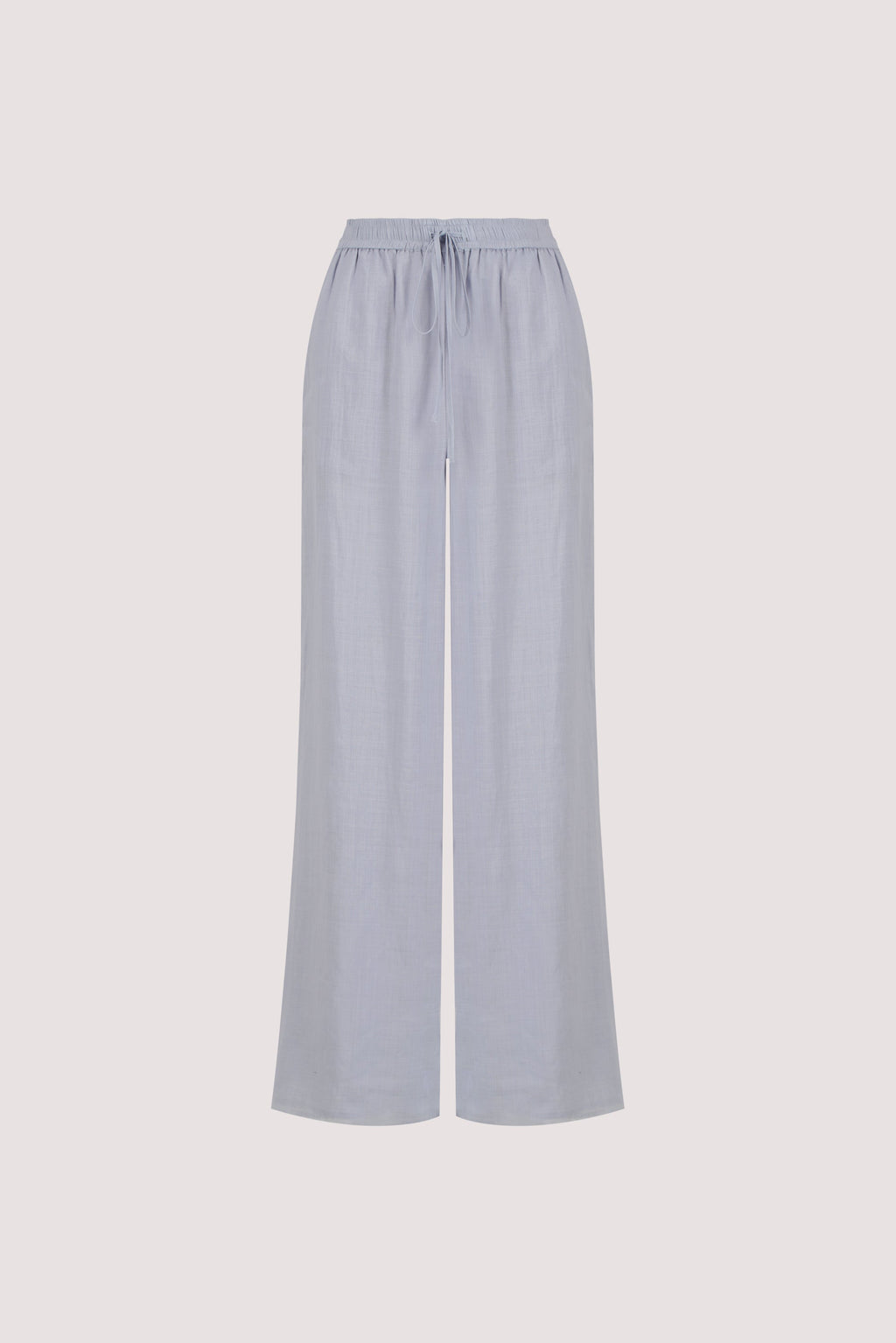 GINNY DUSTY BLUE RAMIE PANT