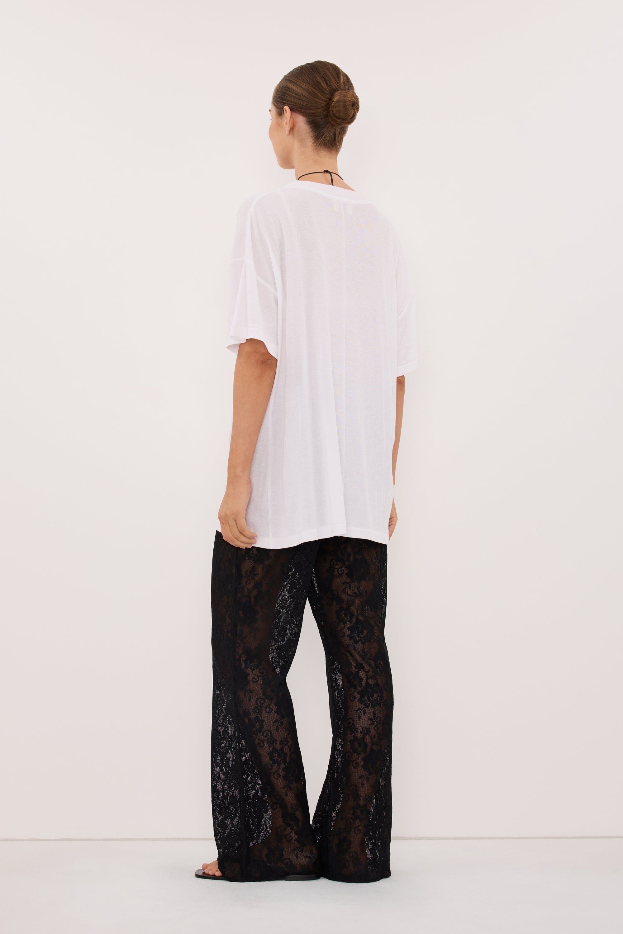 ANYA BLACK LACE PANT