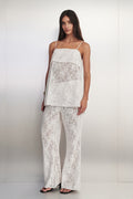 ANYA WHITE LACE PANT